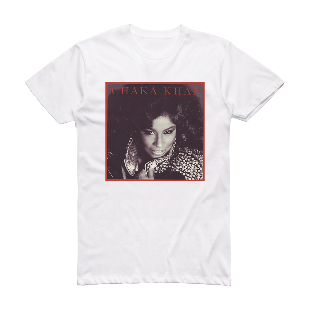 Chaka Khan Chaka Khan Album Cover T-shirt White – Album Cover T-shirts