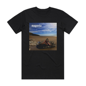 Magenta Chameleon 1 Album Cover T-Shirt Black