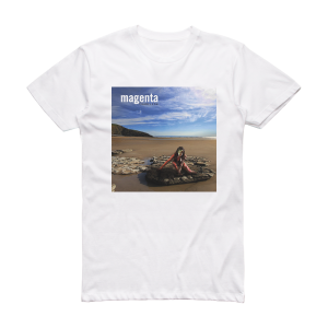 Magenta Chameleon 1 Album Cover T-Shirt White
