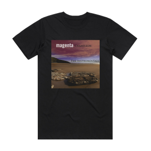 Magenta Chameleon 2 Album Cover T-Shirt Black
