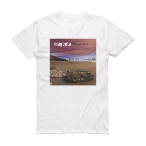 Magenta Chameleon 2 Album Cover T-Shirt White