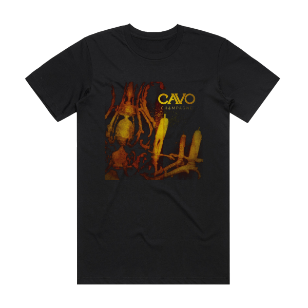 Cavo Champagne 1 Album Cover T-Shirt Black