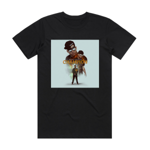 manny montes Champion Album Cover T-Shirt Black
