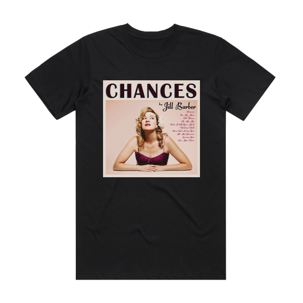 Jill Barber Chances Album Cover T-Shirt Black