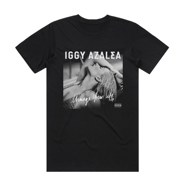 Iggy Azalea Change Your Life Ep Album Cover T-Shirt Black