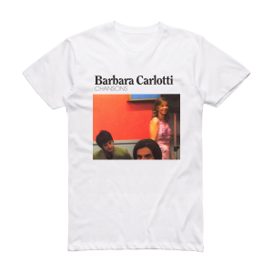 Barbara Carlotti Chansons Album Cover T-Shirt White