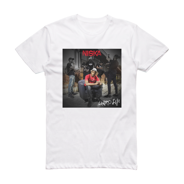 Niska Charo Life Album Cover T-Shirt White
