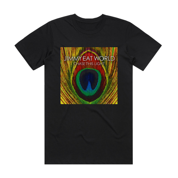 Jimmy Eat World Chase This Light Album Cover T-Shirt Black