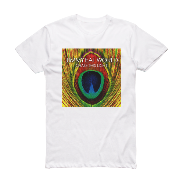 Jimmy Eat World Chase This Light Album Cover T-Shirt White