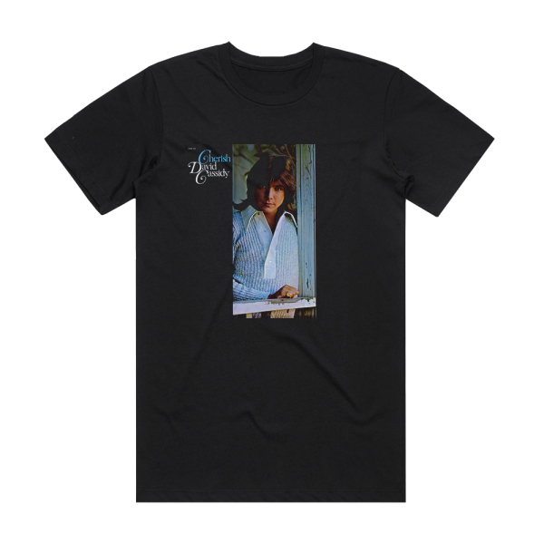 Johnny Cassidy Cherish Album Cover T-Shirt Black