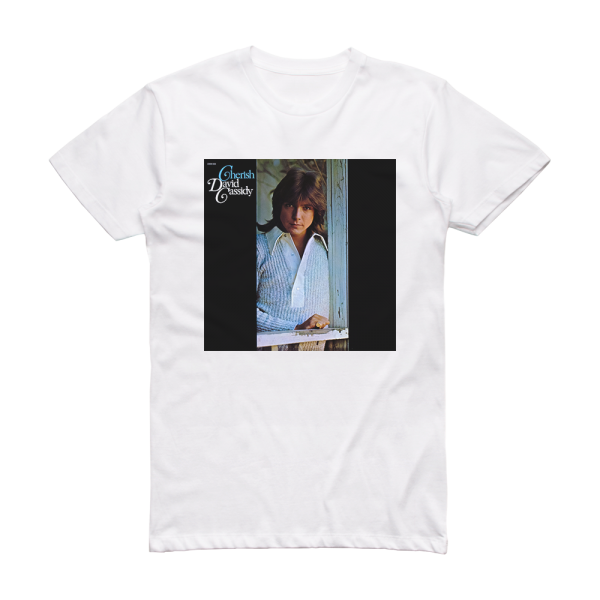 Johnny Cassidy Cherish Album Cover T-Shirt White – ALBUM COVER T-SHIRTS