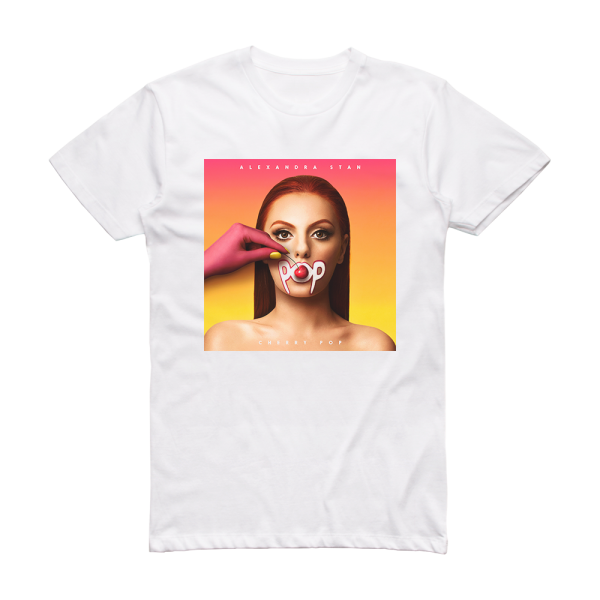 Alexandra Stan Cherry Pop Album Cover T-Shirt White