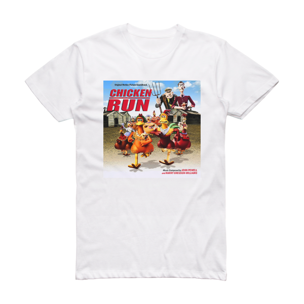 John Powell Chicken Run Album Cover T-Shirt White