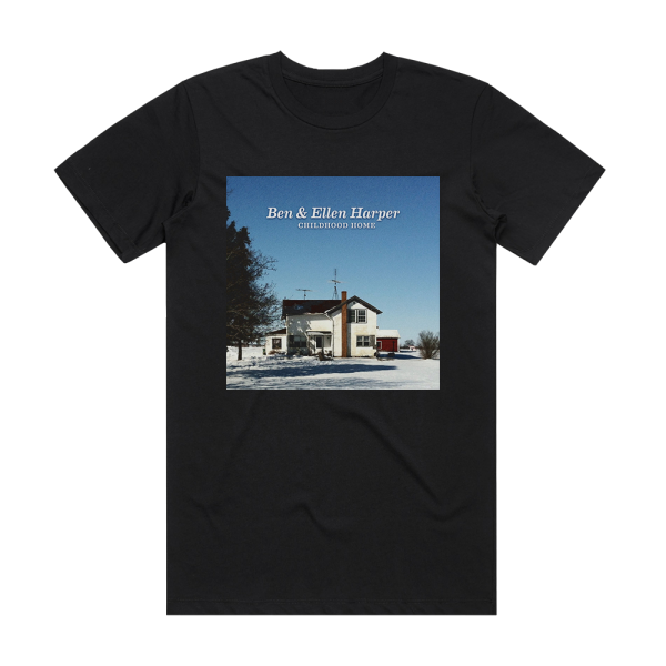 Ben Harper Childhood Home Album Cover T-Shirt Black