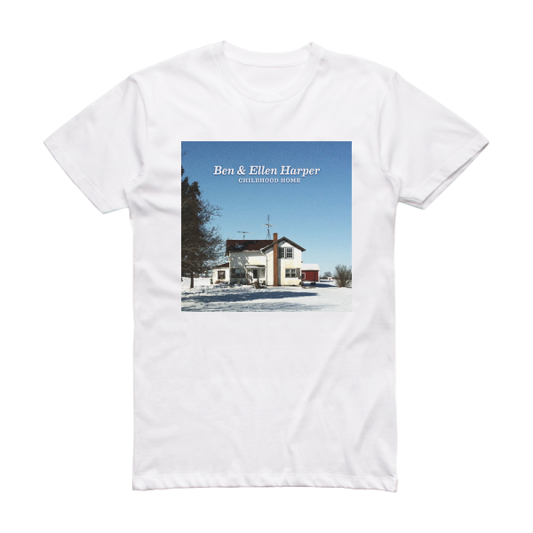 Ben Harper Childhood Home Album Cover T-Shirt White