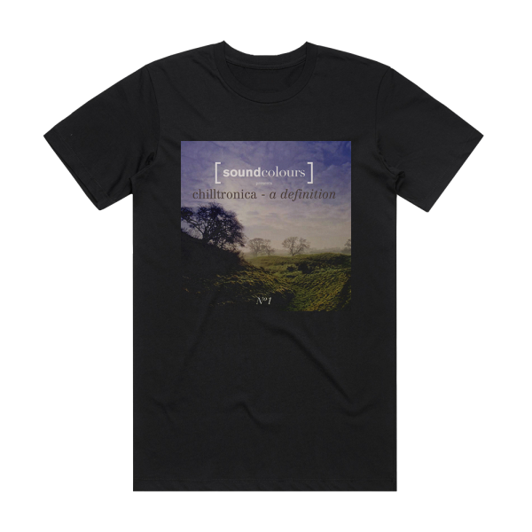 Blank and Jones Chilltronica No 1 Album Cover T-Shirt Black