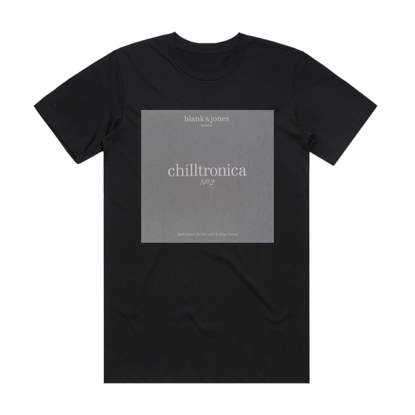 Blank and Jones Chilltronica No 2 Album Cover T-Shirt Black