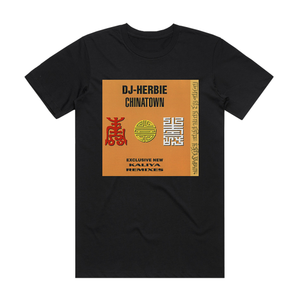 DJ Herbie Chinatown Album Cover T-Shirt Black