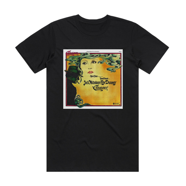 Jerry Goldsmith Chinatown Album Cover T-Shirt Black