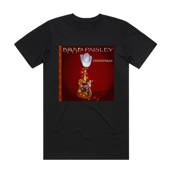 Brad Paisley Christmas Album Cover T-Shirt Black