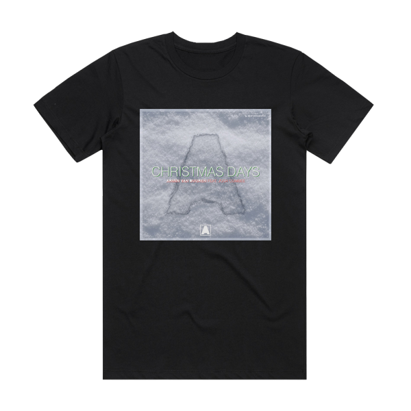 Armin van Buuren Christmas Days Album Cover T-Shirt Black