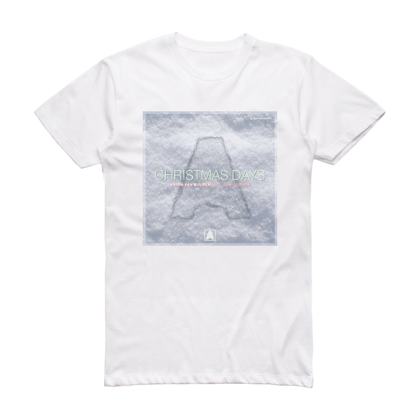 Armin van Buuren Christmas Days Album Cover T-Shirt White