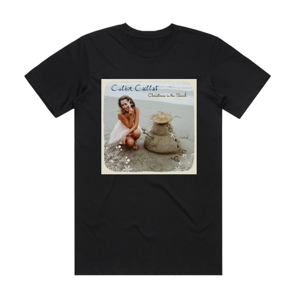 Colbie Caillat Christmas In The Sand 2 Album Cover T-Shirt Black