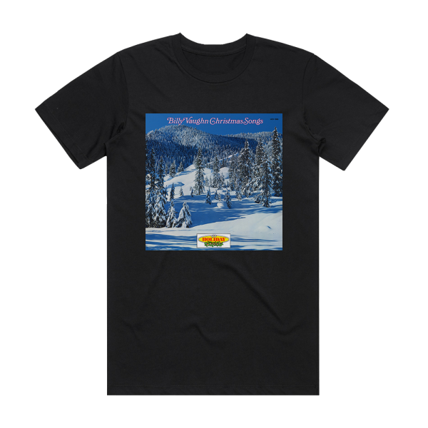 Billy Vaughn Christmas Songs Album Cover T-Shirt Black