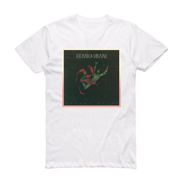Kraak and Smaak Chrome Waves Album Cover T-Shirt White
