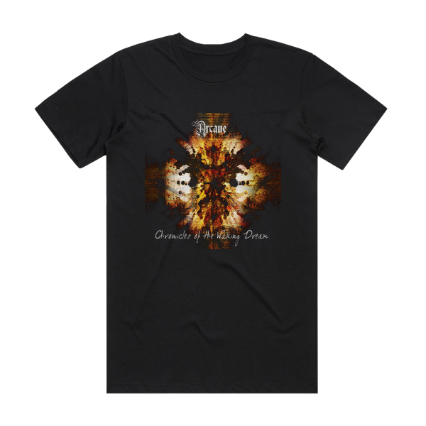 Arcane Chronicles Of The Waking Dream Album Cover T-Shirt Black