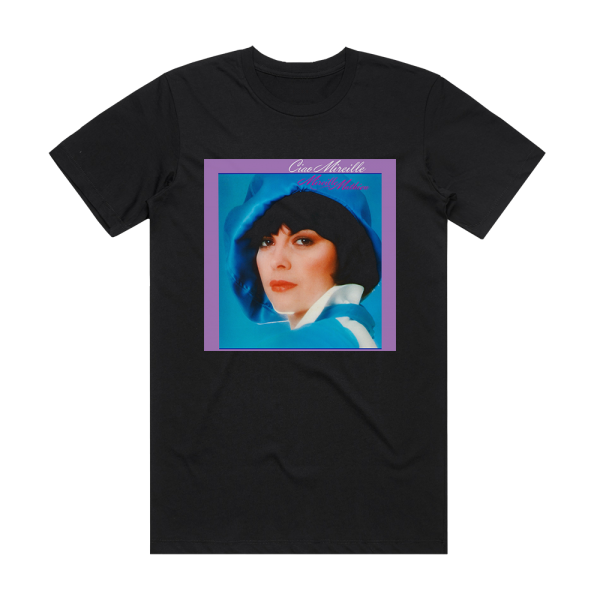 Mireille Mathieu Ciao Mireille Album Cover T-Shirt Black