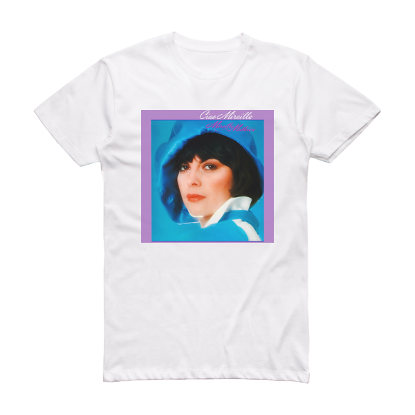 Mireille Mathieu Ciao Mireille Album Cover T-Shirt White