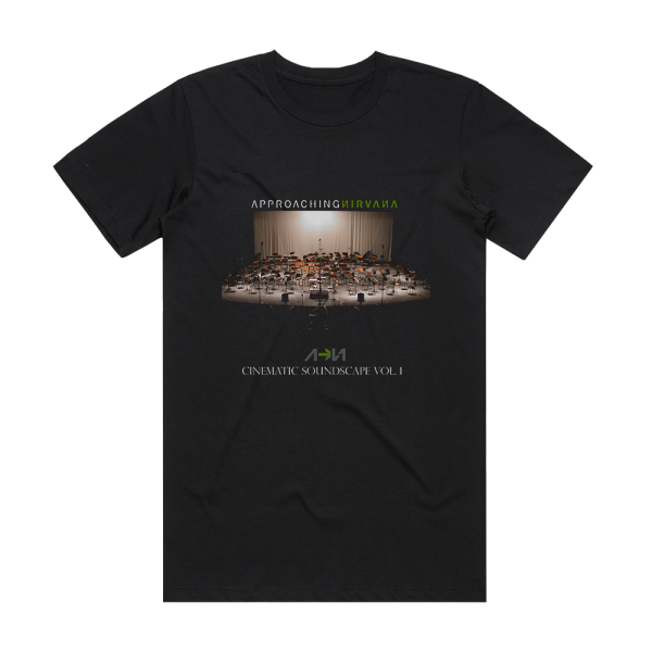 Approaching Nirvana Cinematic Soundscapes Volume 1 Album Cover T-Shirt Black