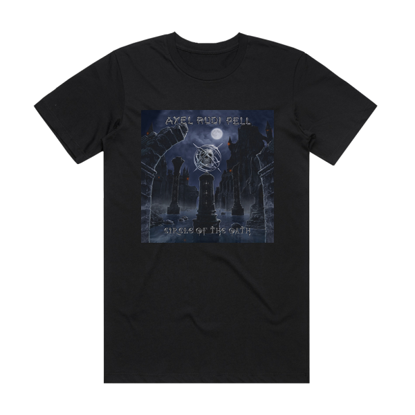 Axel Rudi Pell Circle Of The Oath Album Cover T-Shirt Black