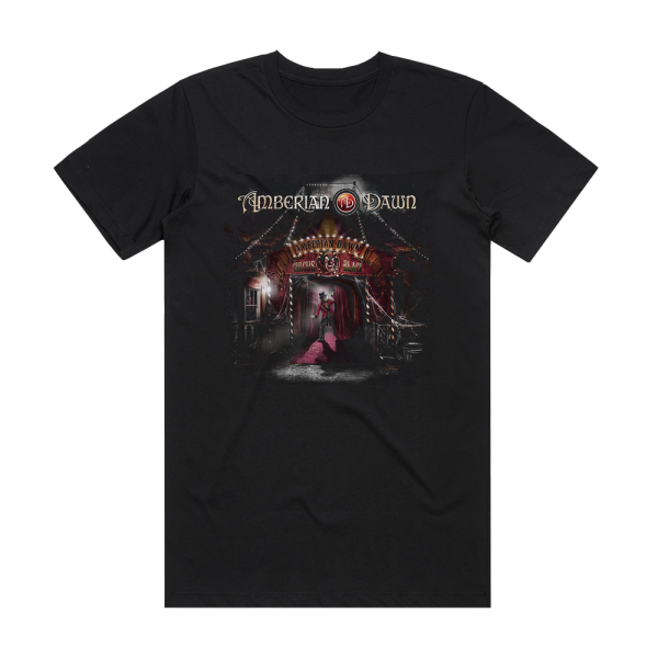 Amberian Dawn Circus Black Album Cover T-Shirt Black