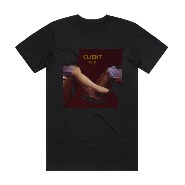 Client City Album Cover T-Shirt Black