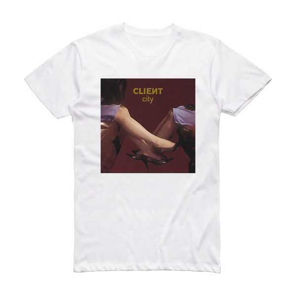 Client City Album Cover T-Shirt White