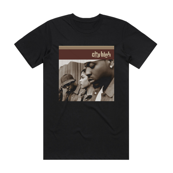 City High City High Album Cover T-Shirt Black
