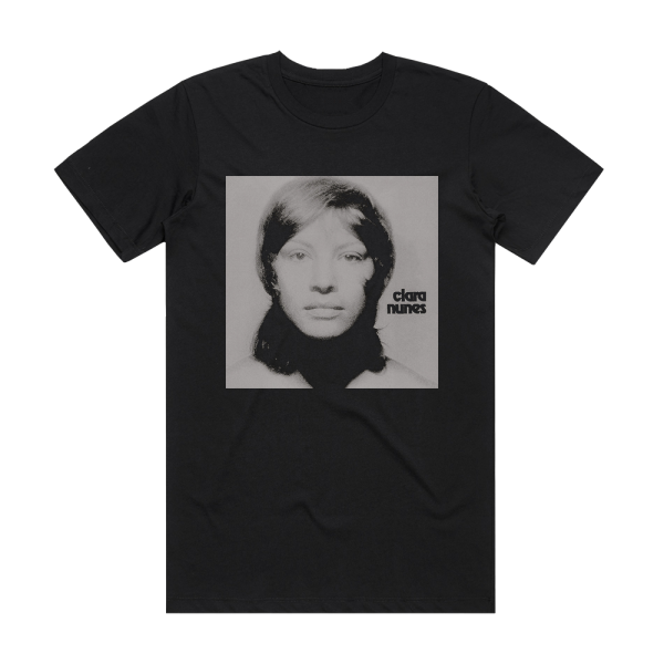 Clara Nunes Clara Nunes Album Cover T-Shirt Black