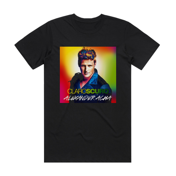 Alexander Acha Claroscuro Album Cover T-Shirt Black