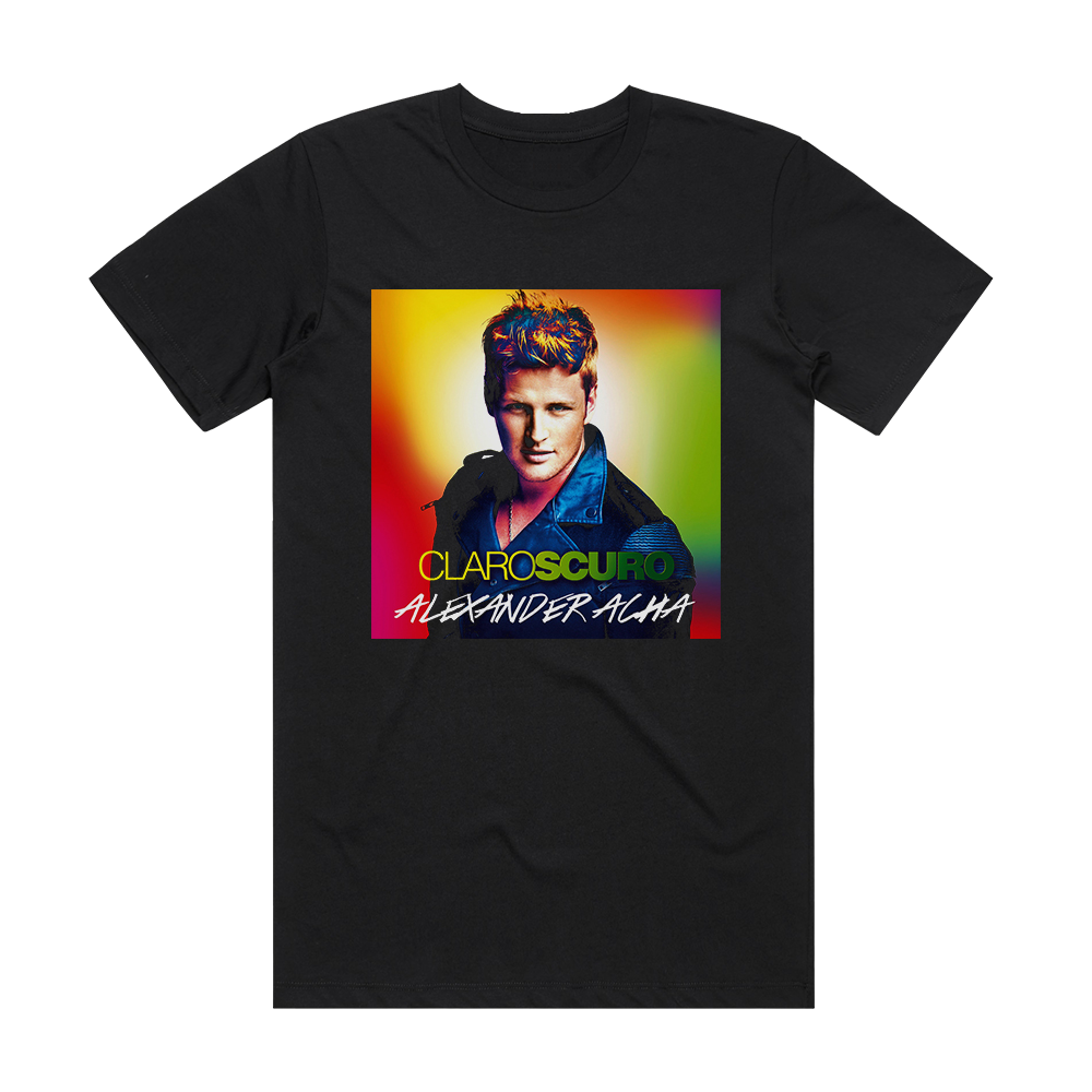 Alexander Acha Claroscuro Album Cover T-Shirt Black – ALBUM COVER T-SHIRTS