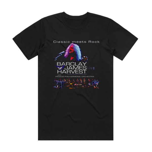 Barclay James Harvest featuring Les Holroyd Classic Meets Rock Album Cover T-Shirt Black
