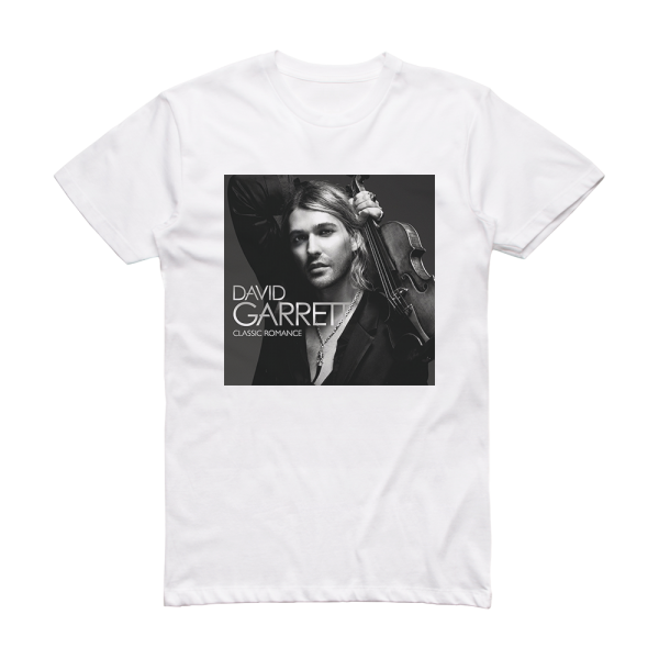 David Garrett Classic Romance Album Cover T-Shirt White