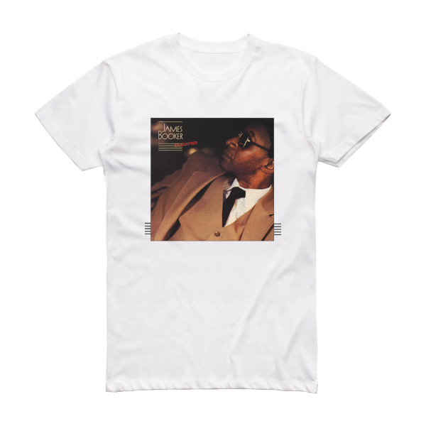 James Booker Classified 2 Album Cover T-Shirt White