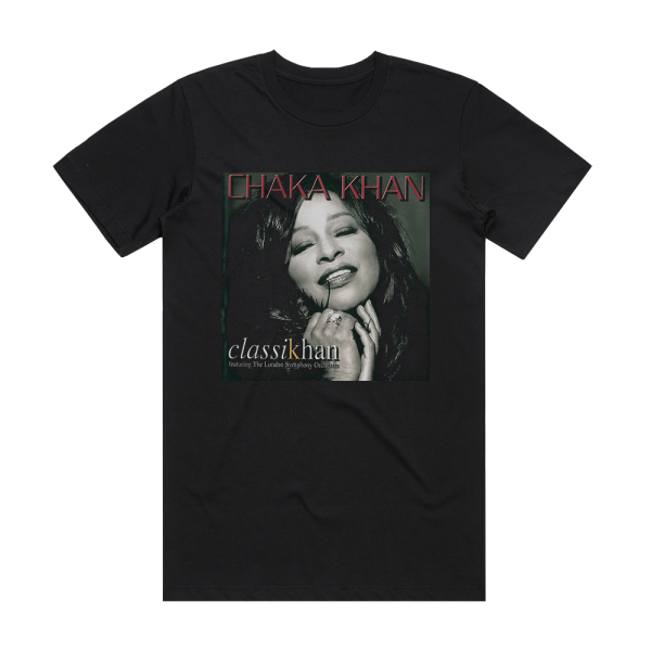 Chaka Khan Classikhan Album Cover T-Shirt Black