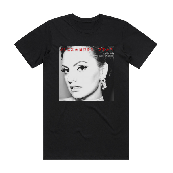 Alexandra Stan Cliche Hush Hush 2 Album Cover T-Shirt Black