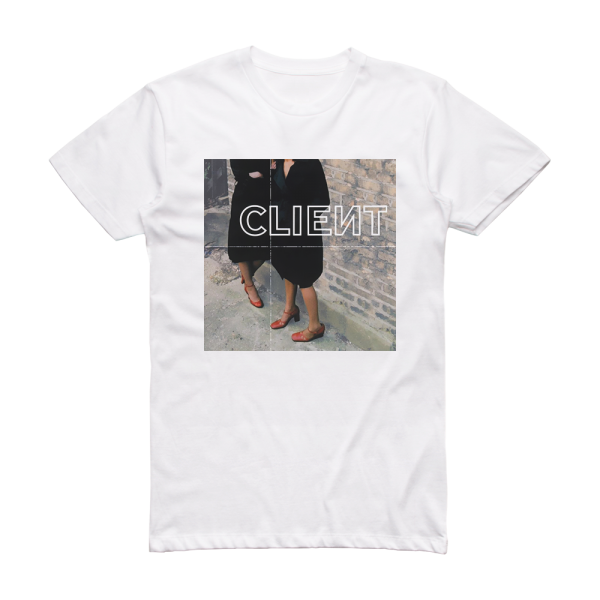 Client Client Album Cover T-Shirt White