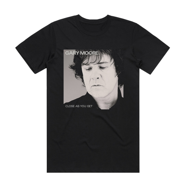 Gary Moore Close As You Get Album Cover T-Shirt Black