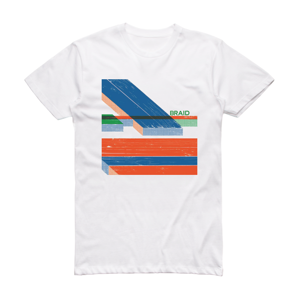 Braid Closer To Closed 1 Album Cover T-Shirt White