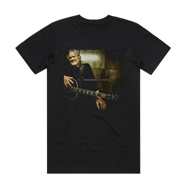 Kris Kristofferson Closer To The Bone Album Cover T-Shirt Black